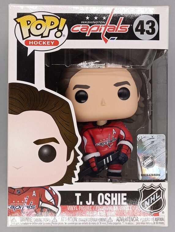 #43 T. J. Oshie - Pop Hockey - BOX DAMAGE