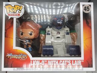 #45 Lion-O with Cat's Lair - Town - Thundercats