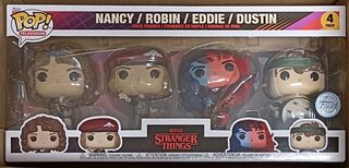 [4 Pack] Nancy/Robin/Eddie/Dustin - S4 - Stranger Things
