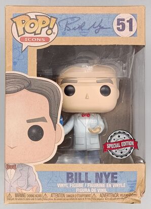 #51 Bill Nye (w/ Globe) - Pop Icons - BOX DAMAGE