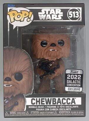 #513 Chewbacca - Star Wars - 2022 Con - BOX DAMAGE