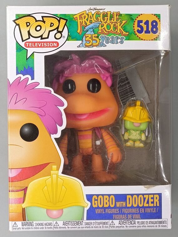 #518 Gobo with Doozer - Fraggle Rock - BOX DAMAGE