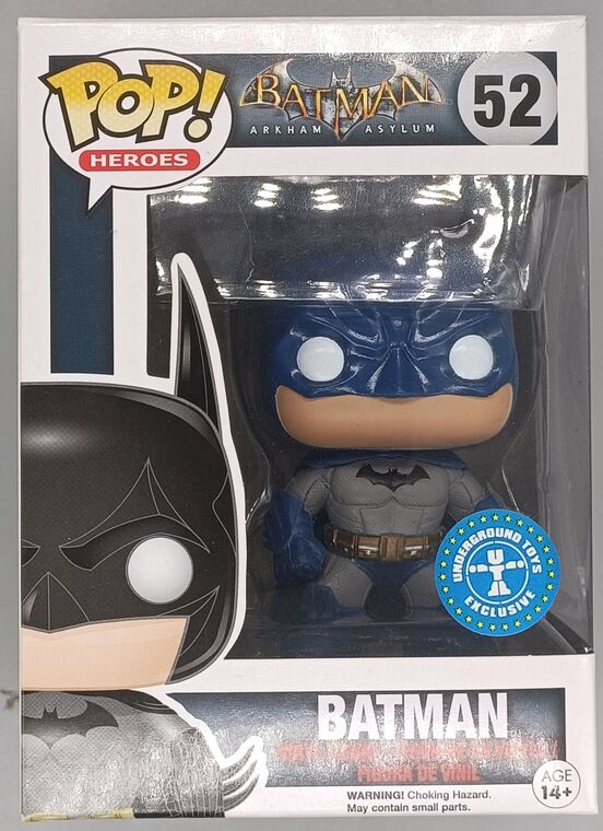 #52 Batman (Blue) - DC Batman Arkham Asylum - BOX DAMAGE