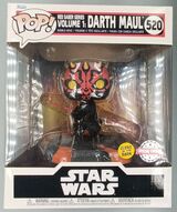 Show more information on #520 Red Saber Series Darth Maul Deluxe Glow Star War DAMAGE #520 Red Saber Series Darth Maul Deluxe Glow Star War DAMAGE