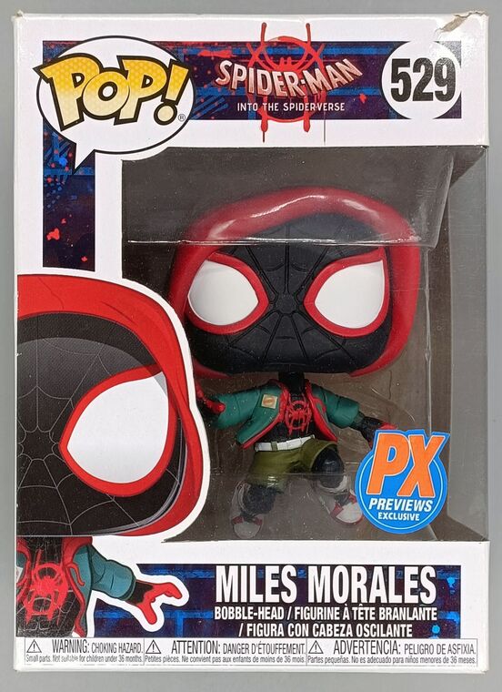 #529 Miles Morales (Casual) - Marvel Spiderman in BOX DAMAGE