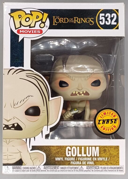 #532 Gollum (w/ Fish) - Chase - Lord the Rings BOX DAMAGE