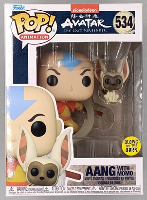 #534 Aang (with Momo) Glow Animation