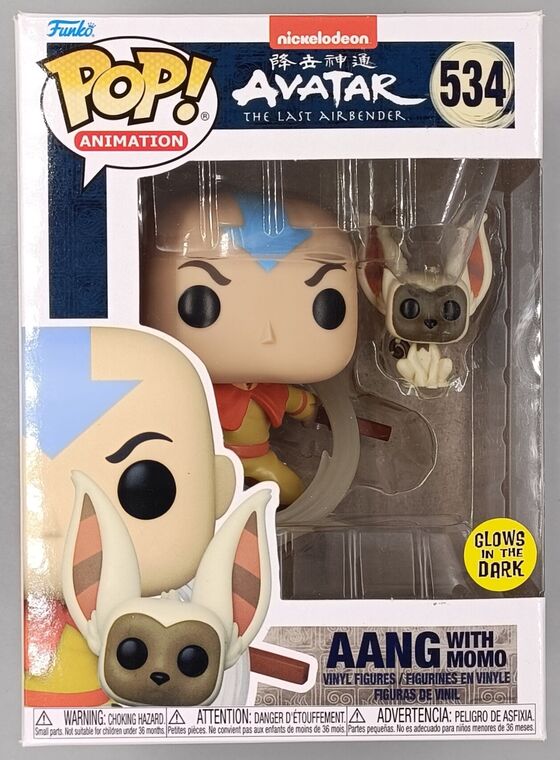 #534 Aang (with Momo) Glow Animation