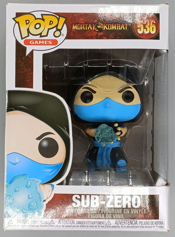 #536 Sub-Zero - Mortal Kombat - BOX DAMAGE