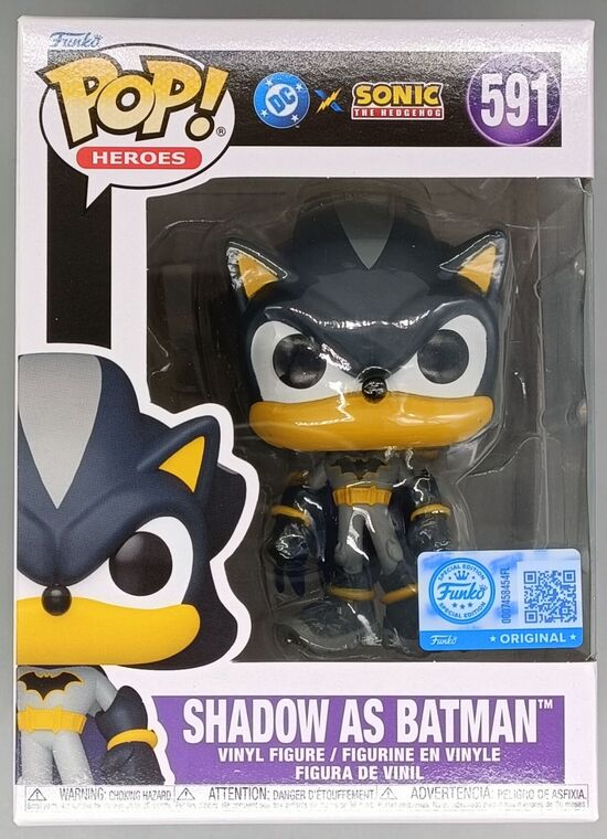 #591 Shadow as Batman - DC x Sonic the Hedgehog