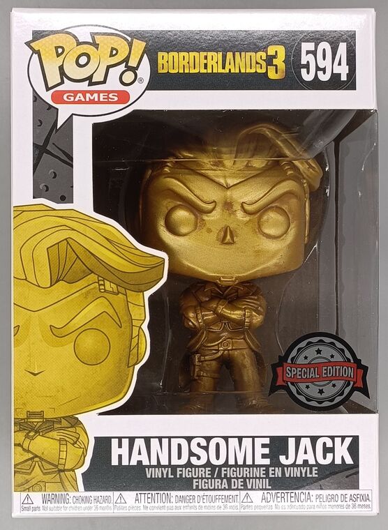 #594 Handsome Jack (Gold) - Metallic - Borderlands