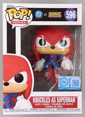 #596 Knuckles as Superman - DC x Sonic the Hedgehog