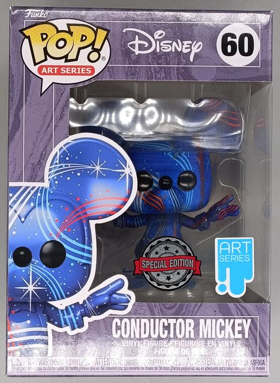 #60 Conductor Mickey - Art Series - Disney - BOX DAMAGE