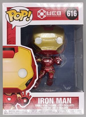 #616 Iron Man - Marvel - Disney Parks - BOX DAMAGE