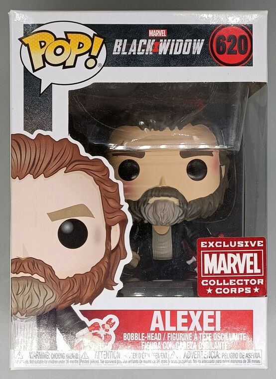 #620 Alexei - Marvel Black Widow - Collector Cor- BOX DAMAGE