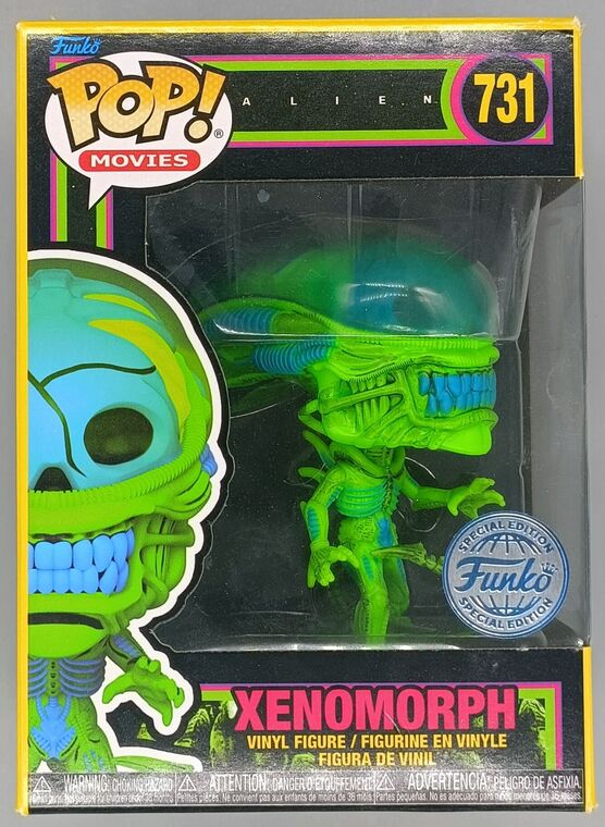#731 Xenomorph (Blacklight) - Alien - BOX DAMAGE