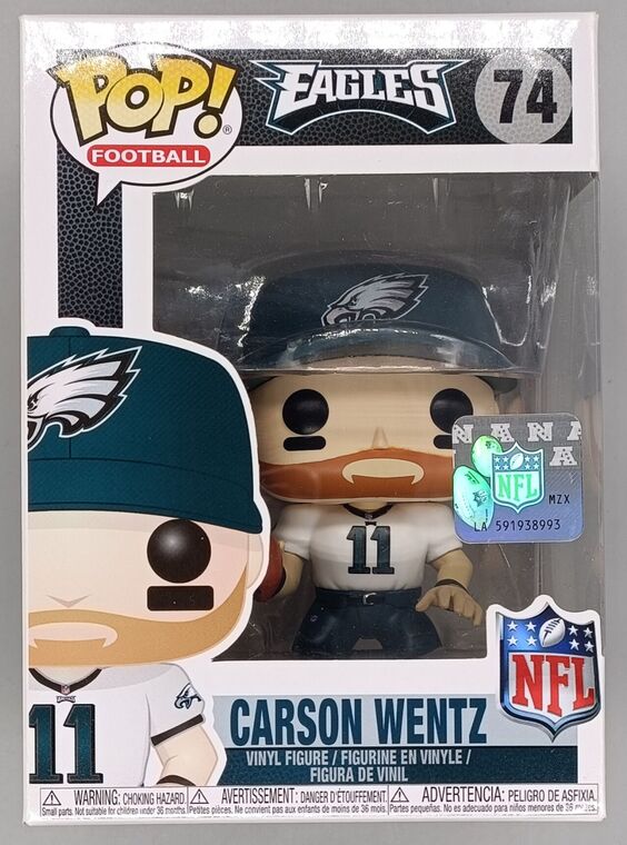 #74 Carson Wentz (White) - NFL - Philadelphia Eagles