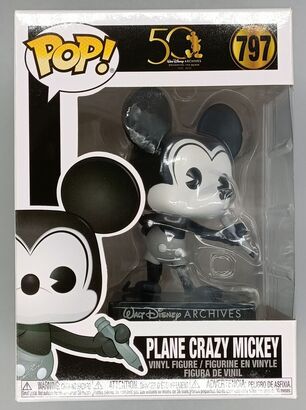 #797 Plane Crazy Mickey (Archives) - Disney - BOX DAMAGE