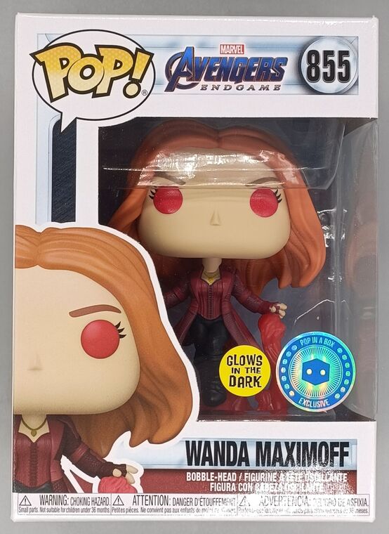 #855 Wanda Maximoff - Glow - Marvel Avengers End- BOX DAMAGE