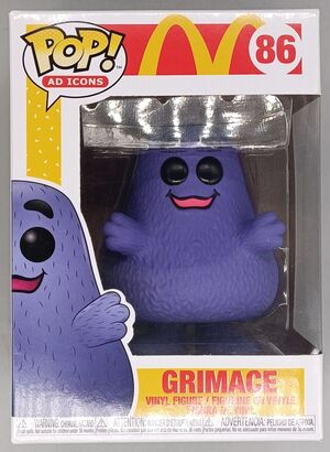 #86 Grimace - Ad Icons - McDonald's - BOX DAMAGE