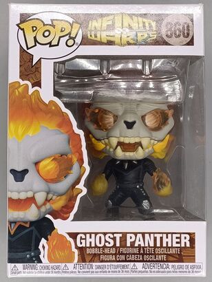 #860 Ghost Panther - Marvel Infinity Warps - BOX DAMAGE