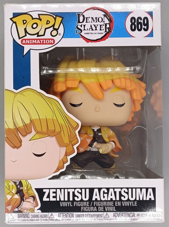 #869 Zenitsu Agatsuma - Demon Slayer - BOX DAMAGE