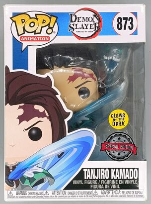 #873 Tanjiro Kamado (w/ Water Dragon) Glow - Demon Sl DAMAGE
