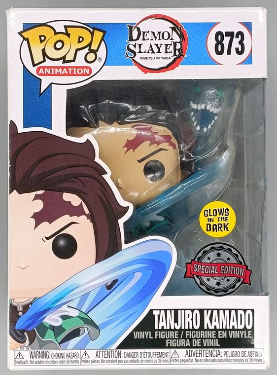 #873 Tanjiro Kamado (w/ Water Dragon) Glow - Demon Sl DAMAGE