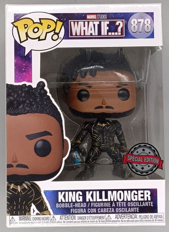 #878 King Killmonger - Marvel - What If...? - BOX DAMAGE