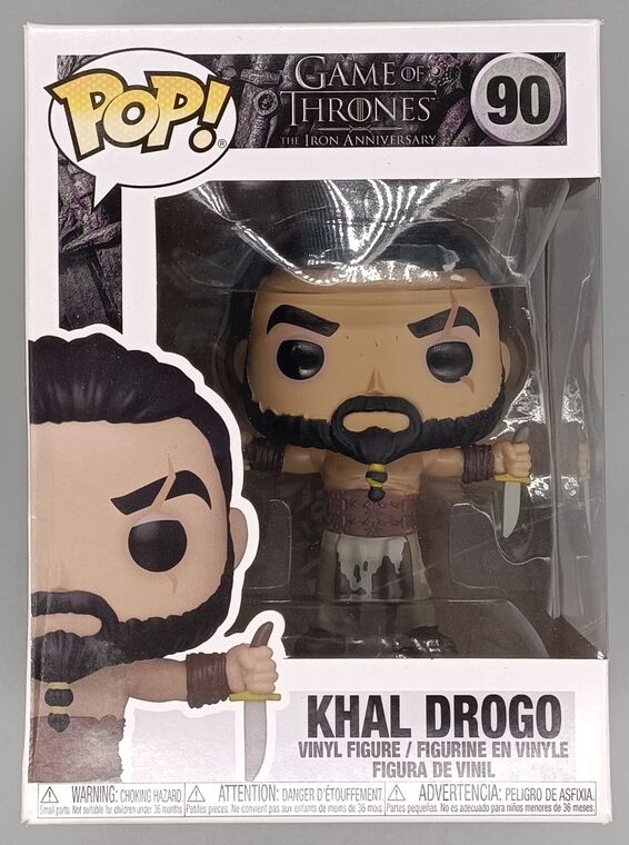 #90 Khal Drogo (w/ Daggers) - Game of Thrones BOX DAMAGE