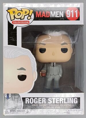 #911 Roger Sterling - Pop Television - BOX DAMAGE