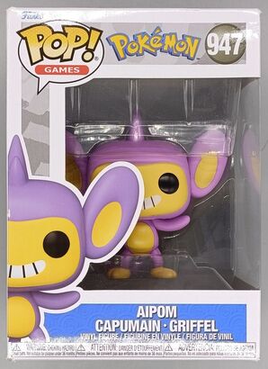 #947 Aipom - Pokemon - BOX DAMAGE