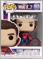 Show more information on #947 Zombie Hunter Spidey (Unmasked) Metallic What - DAMAGE #947 Zombie Hunter Spidey (Unmasked) Metallic What - DAMAGE