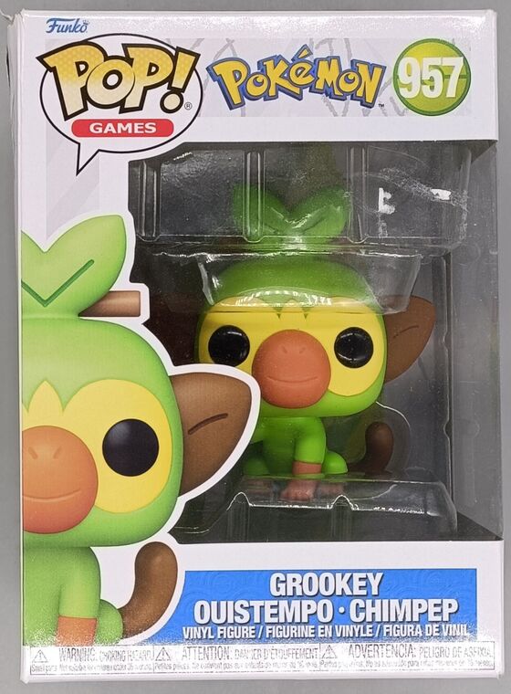 #957 Grookey - Pokemon - BOX DAMAGE