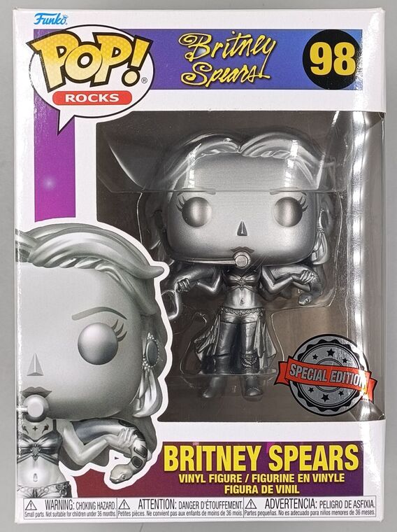 #98 Britney Spears (Slave 4 U, Platinum) Metallic 5000pc LE