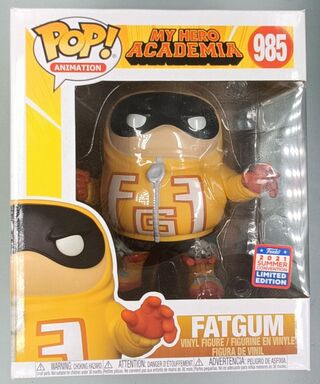 #985 Fatgum - 6 Inch - My Hero Academia 2021 Con BOX DAMAGE