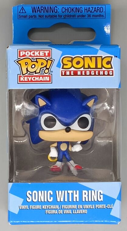 Pocket Pop Funko Keychain Sonic w/Ring Sonic the Hedgehog