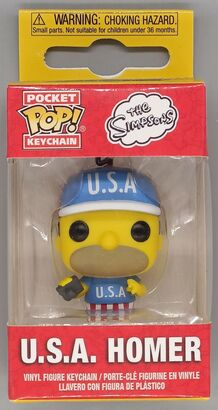 U.S.A. Homer - The Simpsons - Funko Keychain