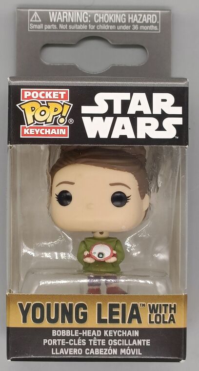 Pocket Pop Funko Keychain - Young Leia w/Lola - Star Wars