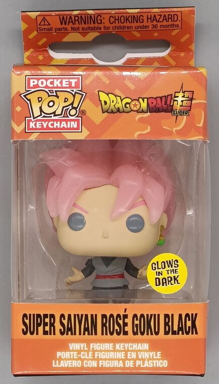 Super Saiyan Rose Goku Black (GITD) Funko Keychain Dragon Ba