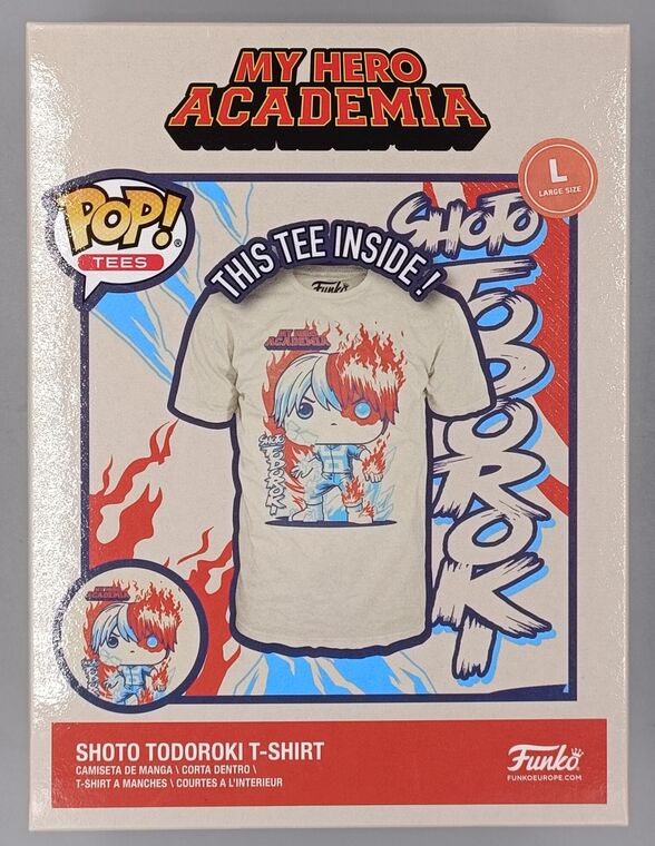 Shoto Todoroki Funko Boxed T-Shirt (L) - My Hero Academia