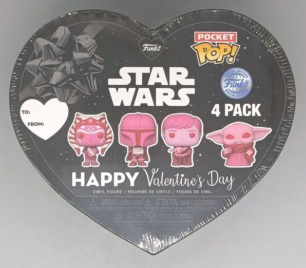 Funko Star Wars Pocket Pop! 4 Pack Happy Valentine's Day Hea