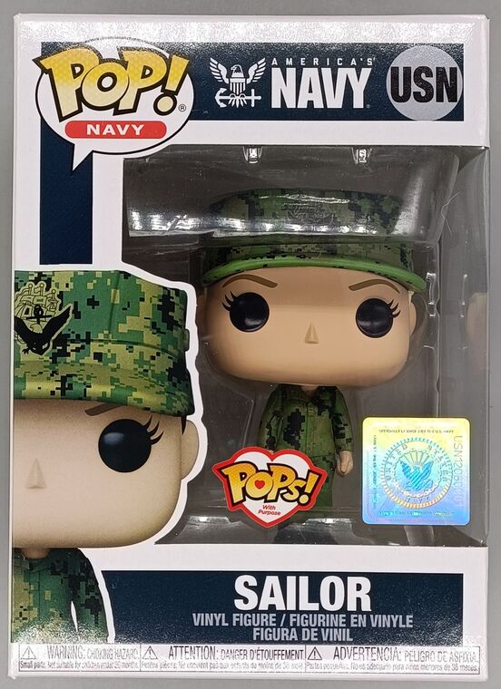 #USN Sailor (Female, Caucasian) Pop Navy