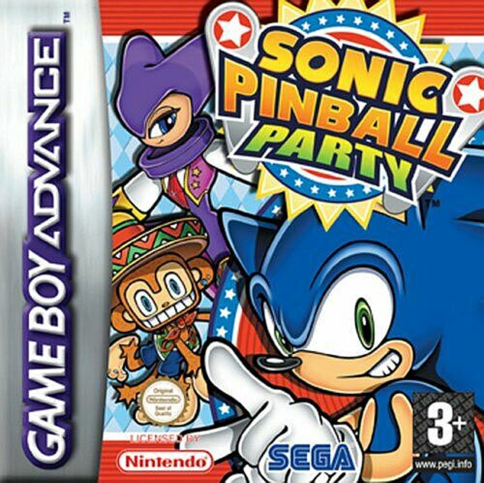 Sonic Pinball Party Nintendo GBA