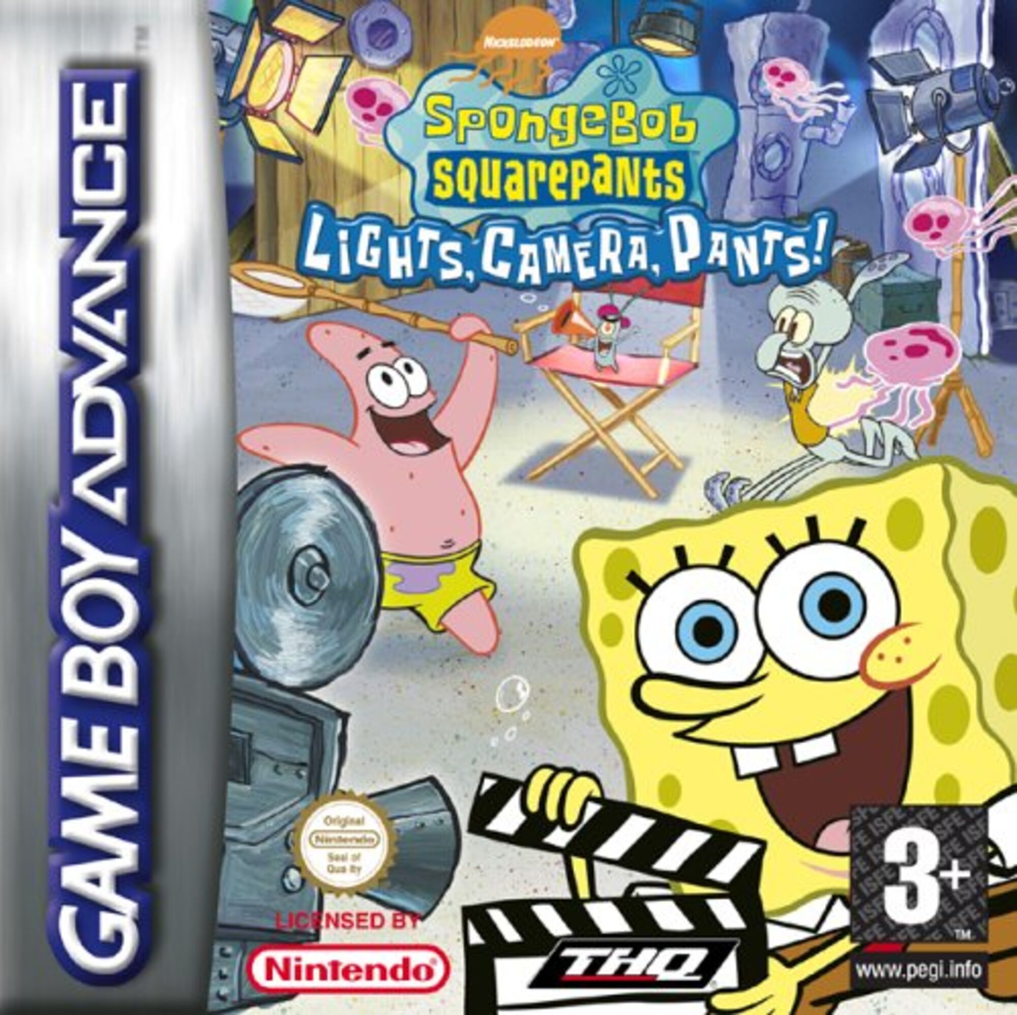 SpongeBob Squarepants Lights, Camera, PANTS! Nintendo GBA