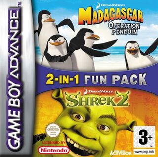 Shrek 2 & Madagascar Operation Penguin: 2 in 1 Pack
