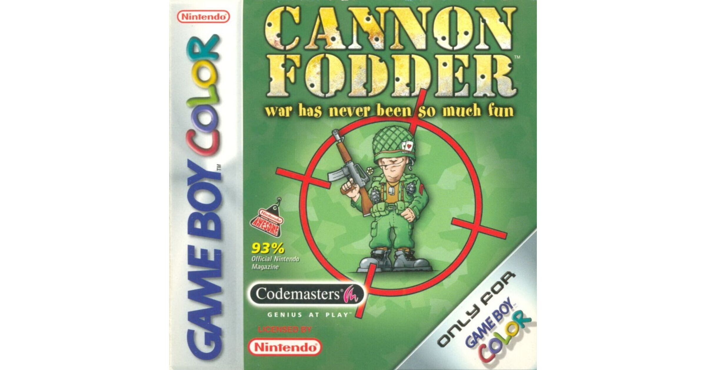 Cannon Fodder Nintendo Gameboy