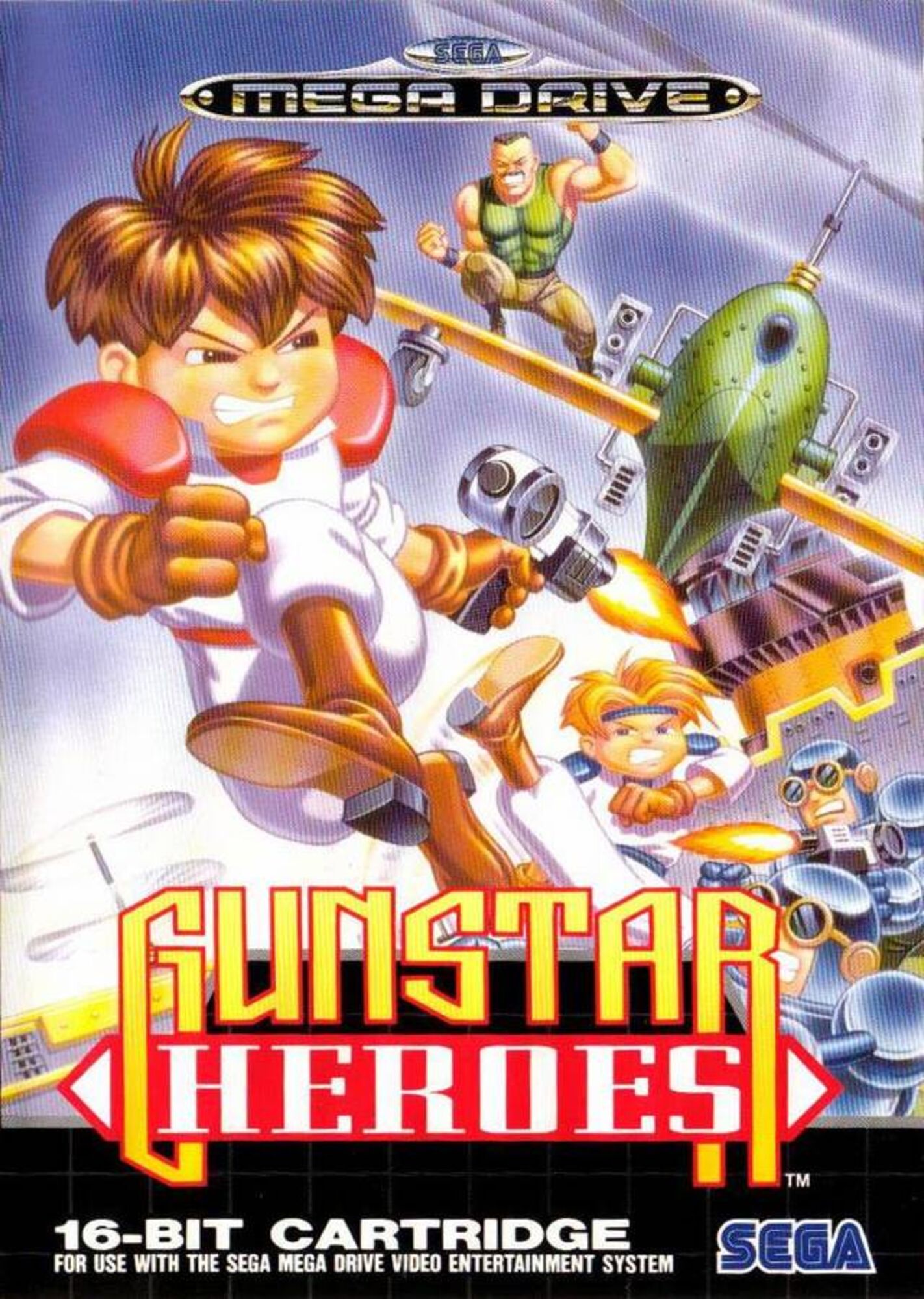 Gunstar Heroes Sega Megadrive