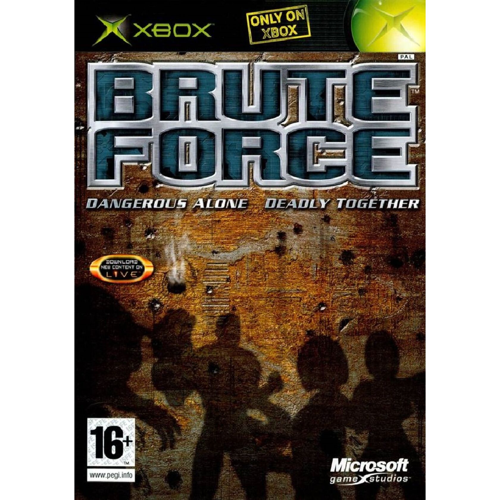 Brute Force Microsoft XBOX Game Studios Digital Anvil 4 Player Multiplayer