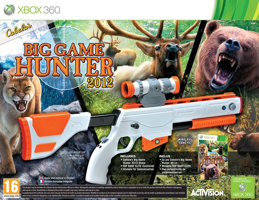 Cabelas Big Game Hunter 2012 Gun Bundle Xbox